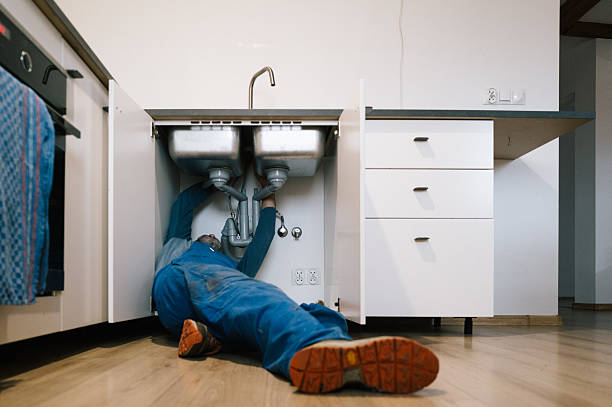 Professional Leak Detection technician working in Canton, MA